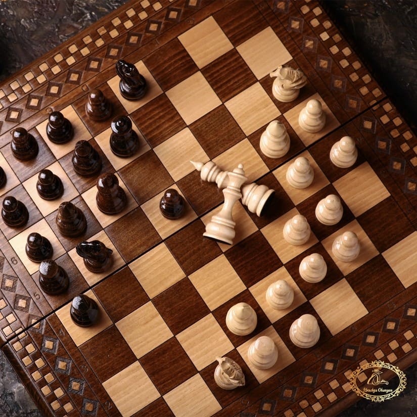 handmade chess set