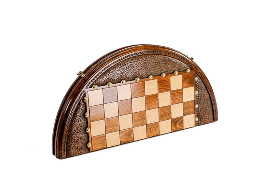 Circular Wooden Chess Set - Chess District