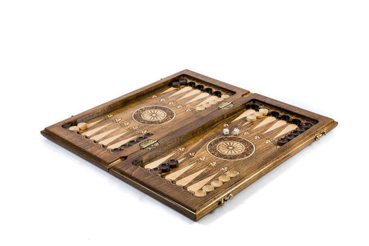 Classic Wooden Chess-backgammon Set - Chess District