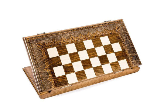 Classic Wooden Chess-backgammon Set - Chess District