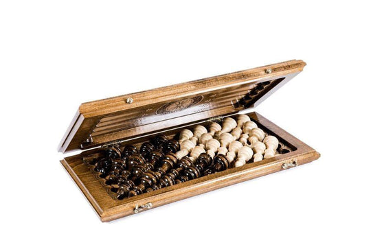 Classic Wooden Chess-backgammon Set - Chess District