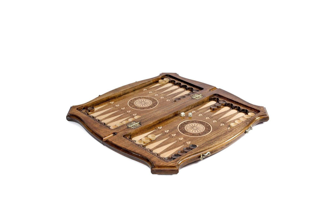 Handmade Chess-backgammon Set - Chess District