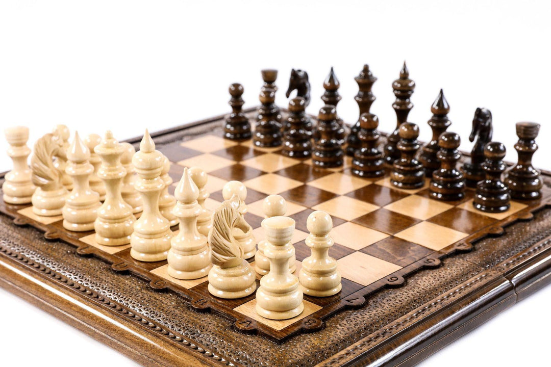 Handmade Wooden Chess Set - Chess District