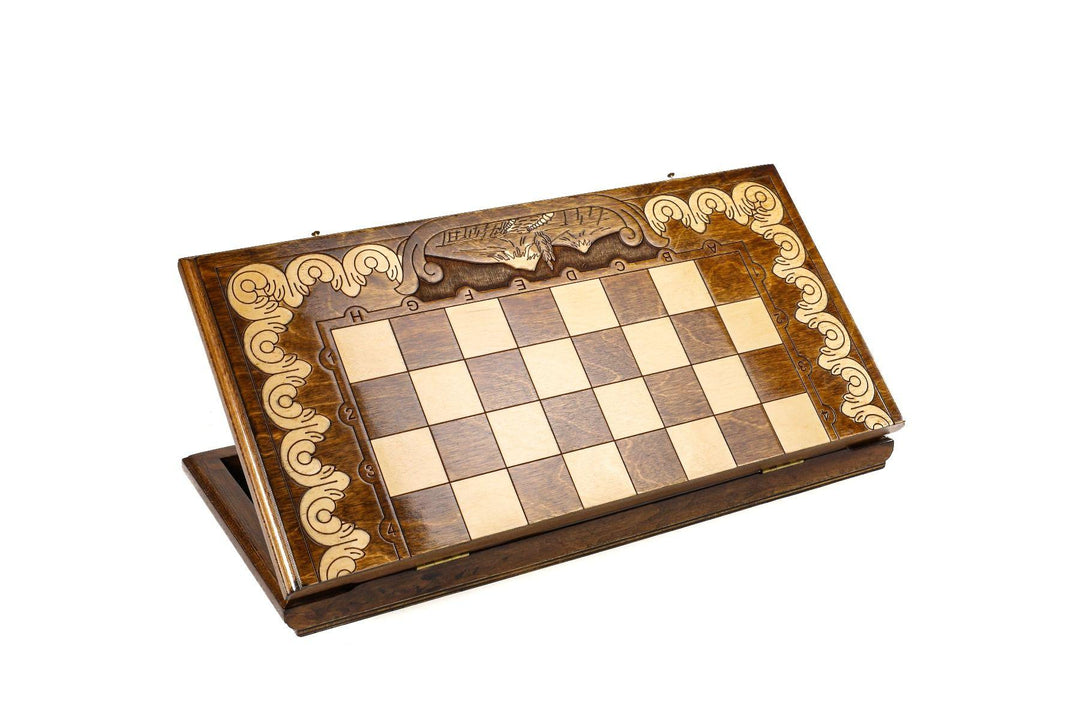 Luxury Chess Set with Mountain Theme - Chess District