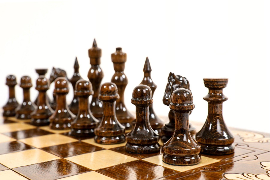 Luxury Chess Set with Mountain Theme - Chess District