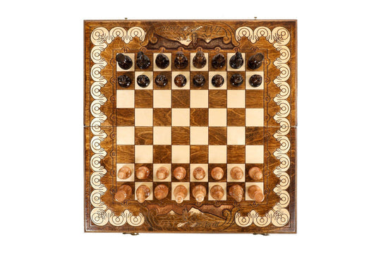 Luxury Chess Set with Mountain Theme - Chess District