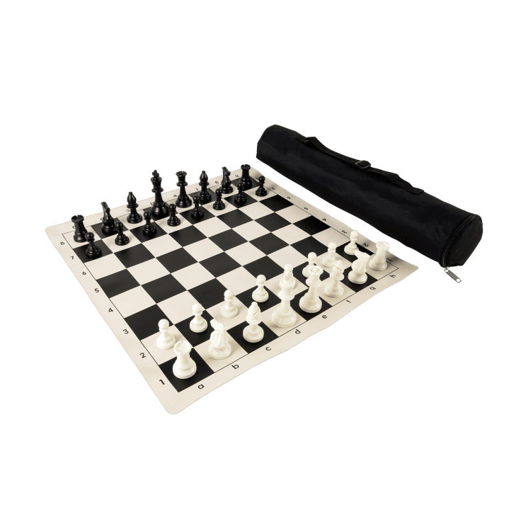 Portable Tournament Chess Set in Canvas Bag - Chess District