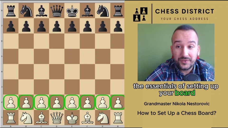 كيفية إعداد رقعة الشطرنج:دليل خطوة بخطوة