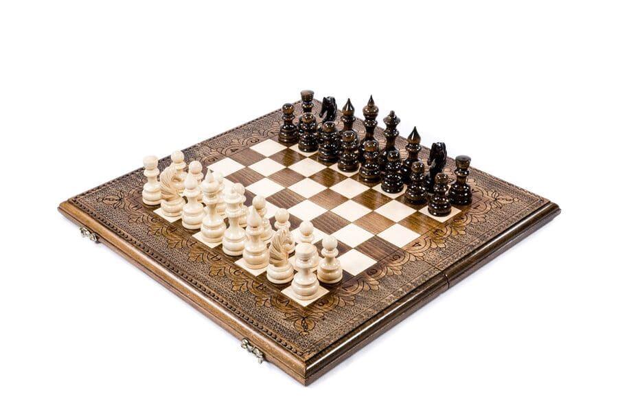 Classic Wooden Chess-backgammon Set - Chess District