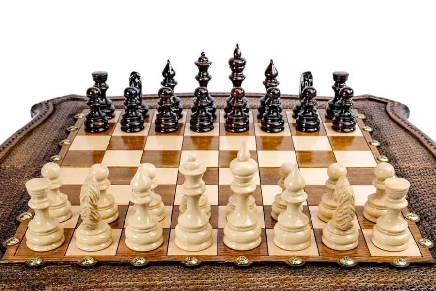 Handmade Chess-backgammon Set - Chess District