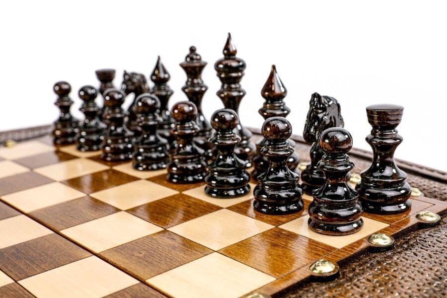 Handmade Chess-backgammon Set - Chess District