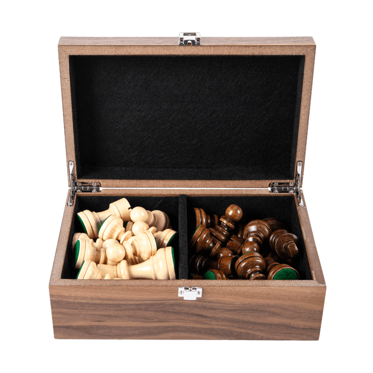 Elegant Wooden Chess Box: Secure Your Chess Pieces in Style – Chess ...